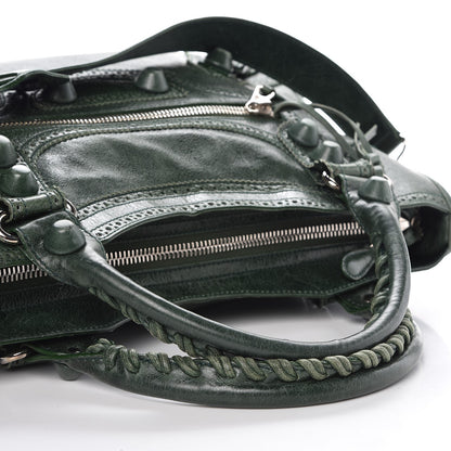 Balenciaga Agneau Giant Brogues Hardware City Evergreen 12 of 13