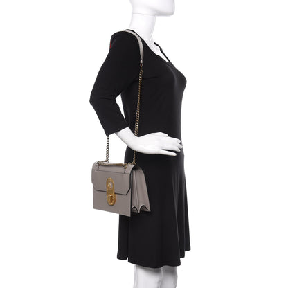 Christian Louboutin Calfskin Large Elisa Shoulder Bag Fume 2 of 9