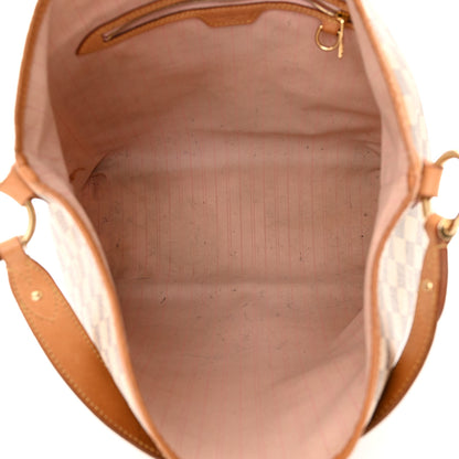 Louis Vuitton Damier Azur Delightful MM Rose Ballerine 5 of 19