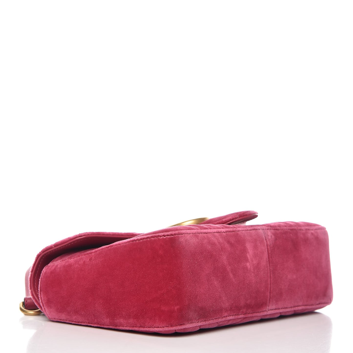 Velvet Matelasse Small GG Marmont Shoulder Bag Light Raspberry Rose