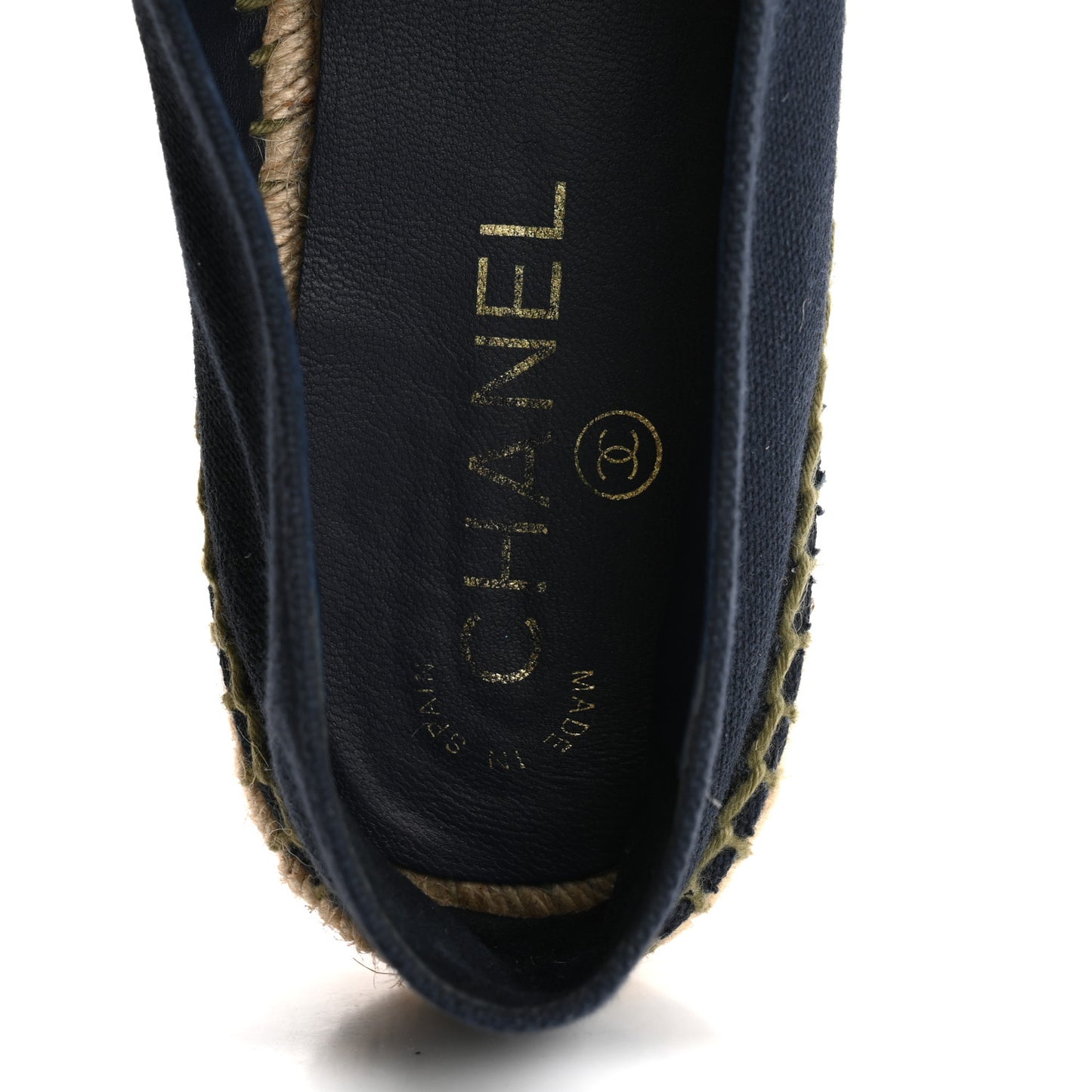 Fabric Biarritz CC Espadrilles 41 Blue Green