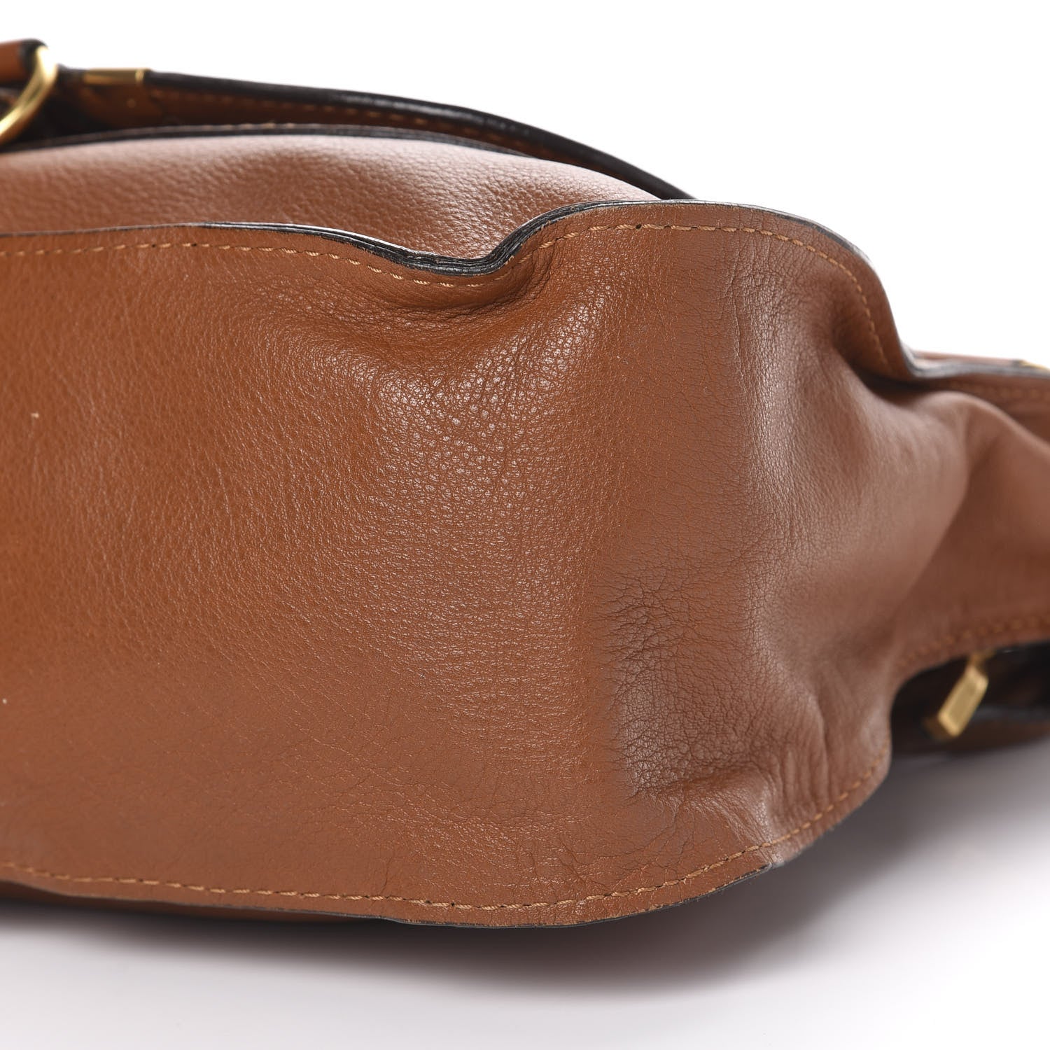 Chloe Calfskin Medium Marcie Satchel Tan 7 of 18