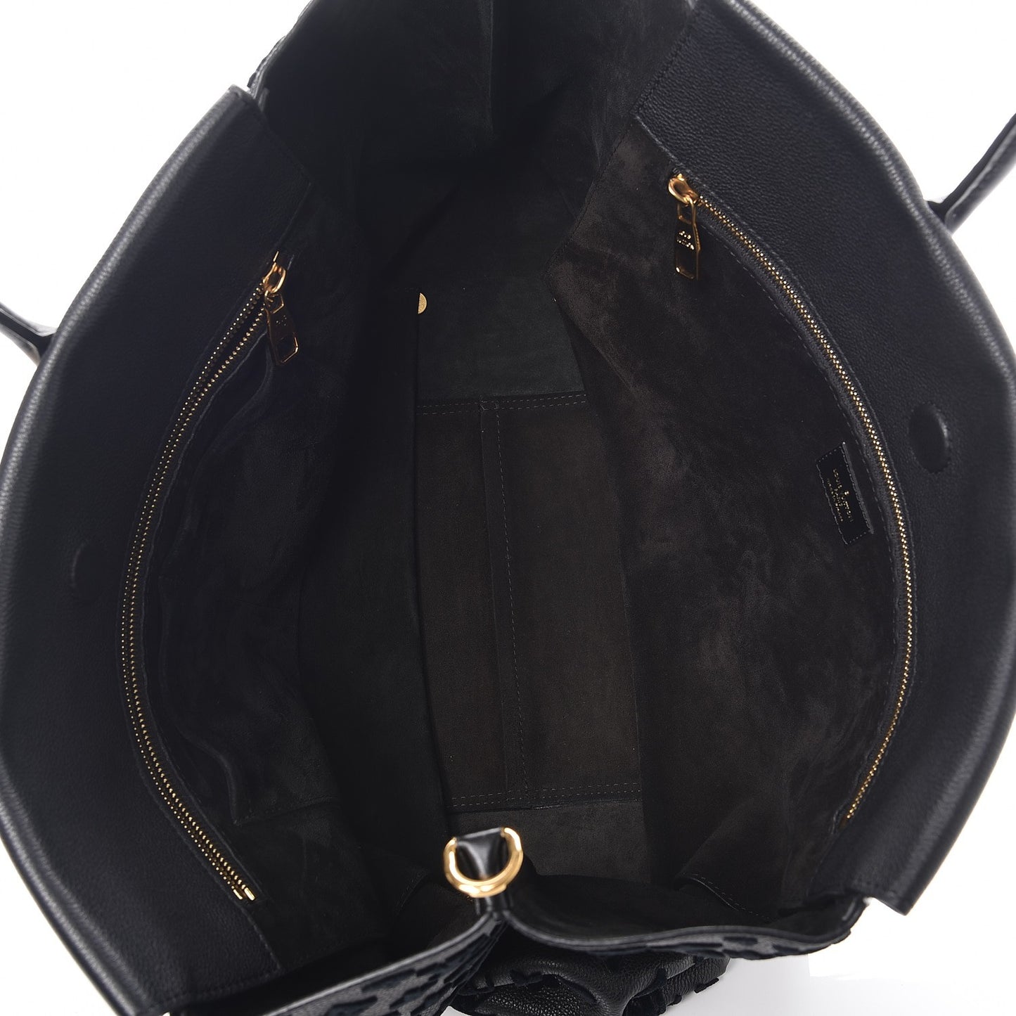 Cuir Orfevre Veau Cachemire Tote W GM Black