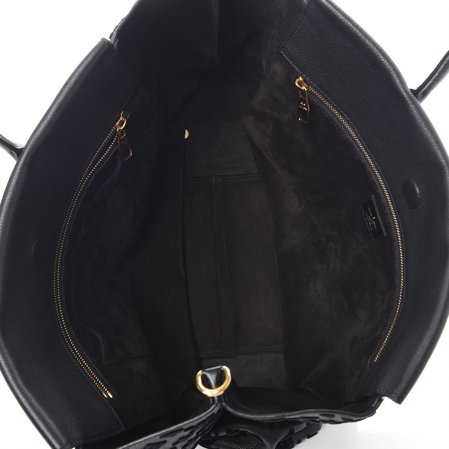 Louis Vuitton Cuir Orfevre Veau Cachemire Tote W GM Black 5 of 7