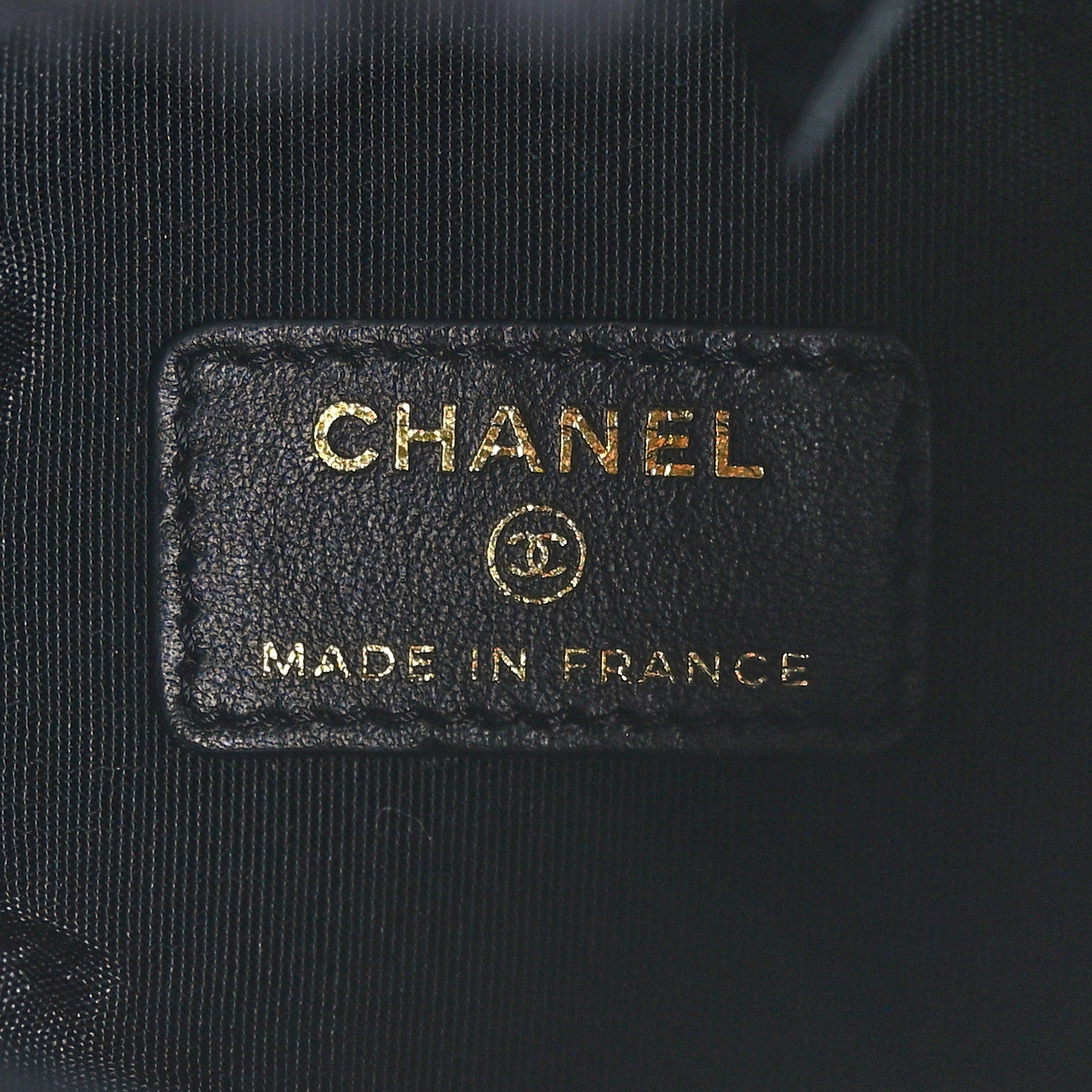 Chanel Denim Quilted Mood Mini Bucket With Chain Black Multicolor 6 of 10