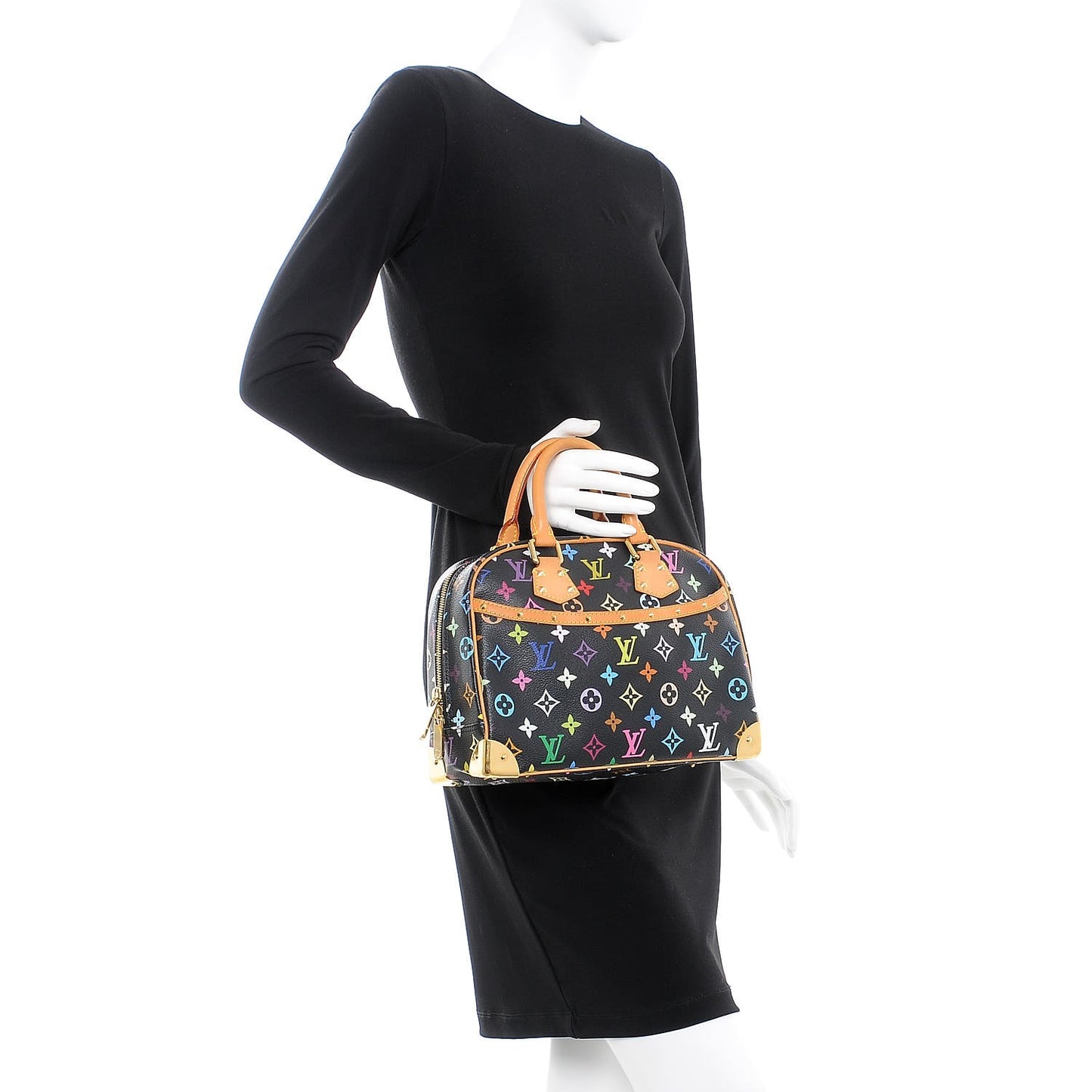 Monogram Multicolor Trouville Black