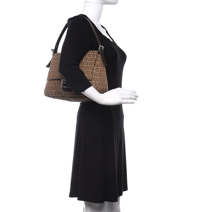 Fendi Zucchino Mama Baguette Brown 2 of 9