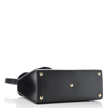 Gucci Guccissima Signature Small Padlock Top Handle Bag Black 4 of 9