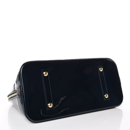 Louis Vuitton Vernis Alma GM Blue Nuit 4 of 9