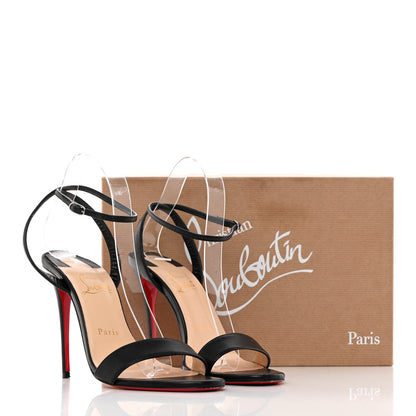 Christian Louboutin Nappa Loubigirl 100 Sandals 38 Black 21 of 21