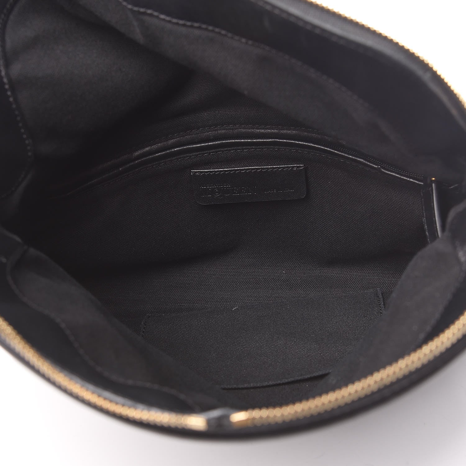 Alexander McQueen Calfskin Studded Padlock Skull Clutch Black 5 of 12