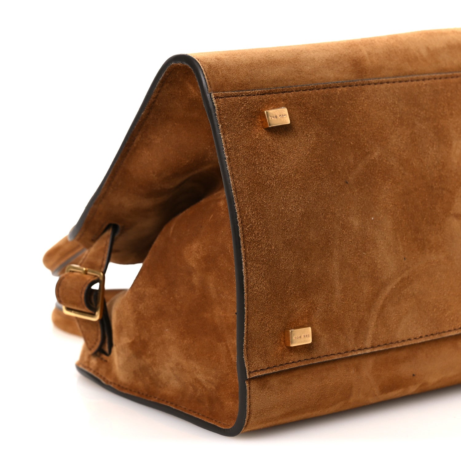The Row Suede Soft Margaux 10 Bag Cider Ang 8 of 9