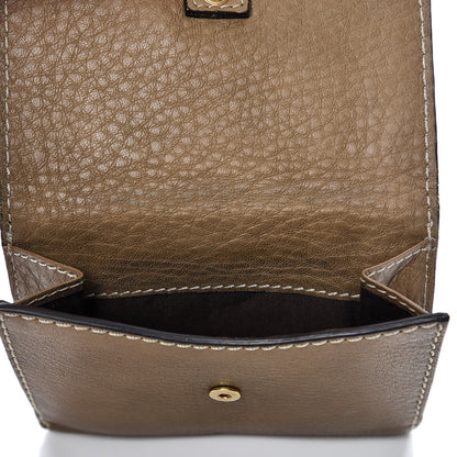 Chloe Grained Calfskin Marcie Square Wallet Nut 8 of 9