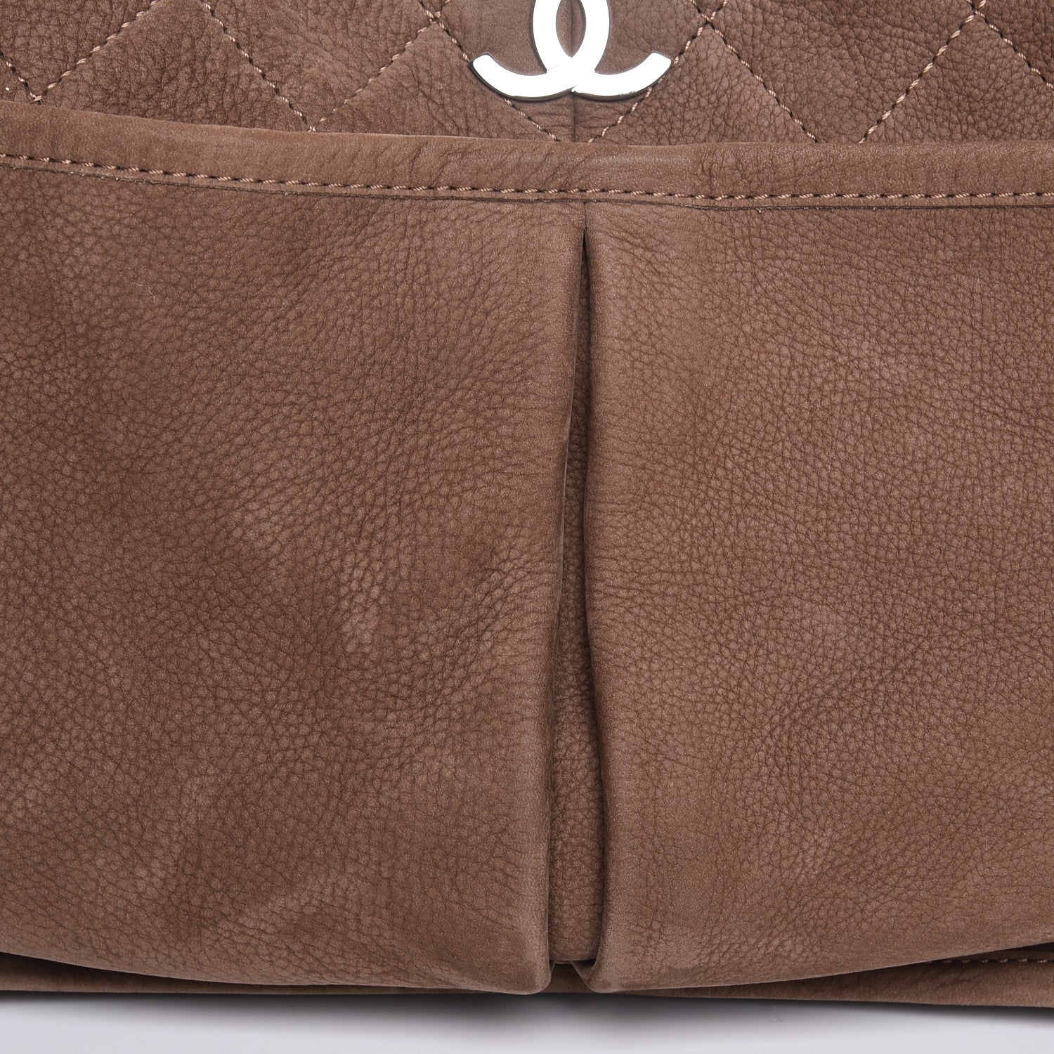 Chanel Ultra Soft Suede Calfskin Natural Beauty Tote Brown 9 of 9