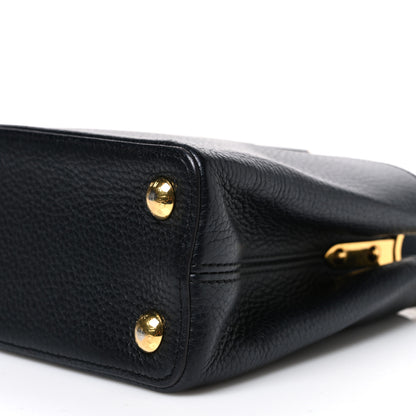 Louis Vuitton Taurillon Capucines BB Black 9 of 9