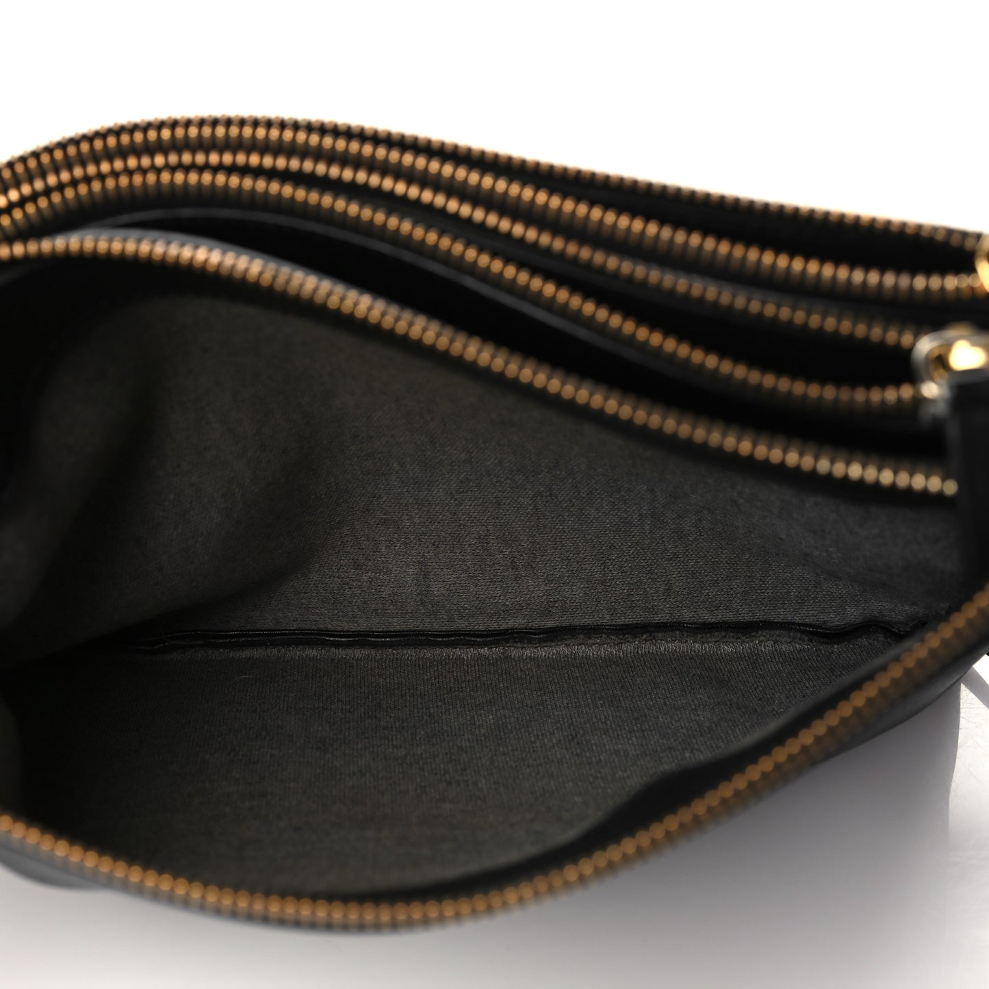 Lambskin Large Trio Crossbody Bag Black
