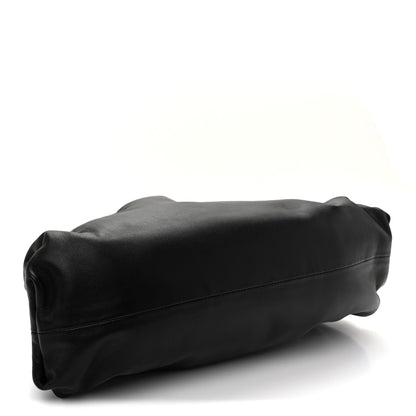 Bottega Veneta Smooth Butter Calf The Pouch Oversized Clutch Black 4 of 10