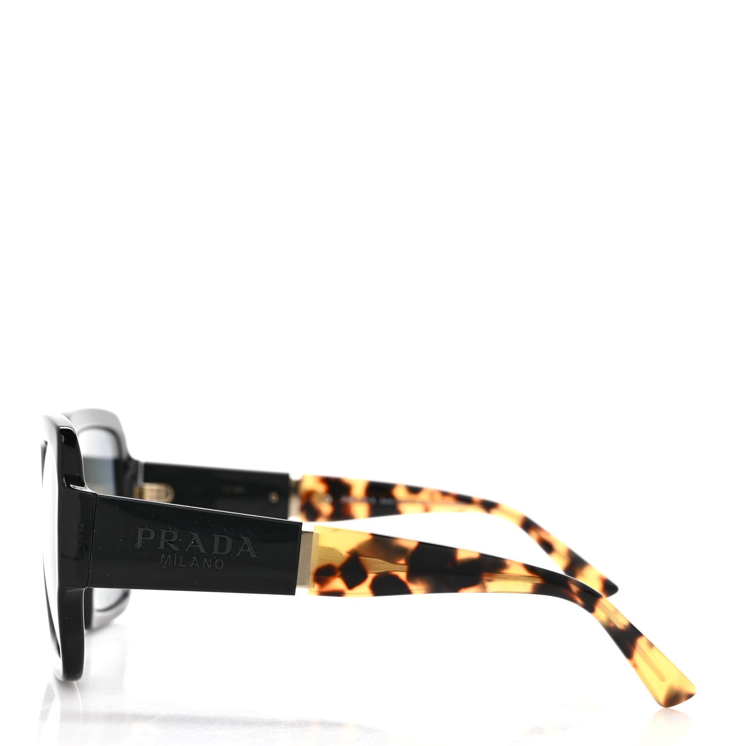 Prada Oversized Monochrome Sunglasses SPR 21X Black Tortoise 3 of 8