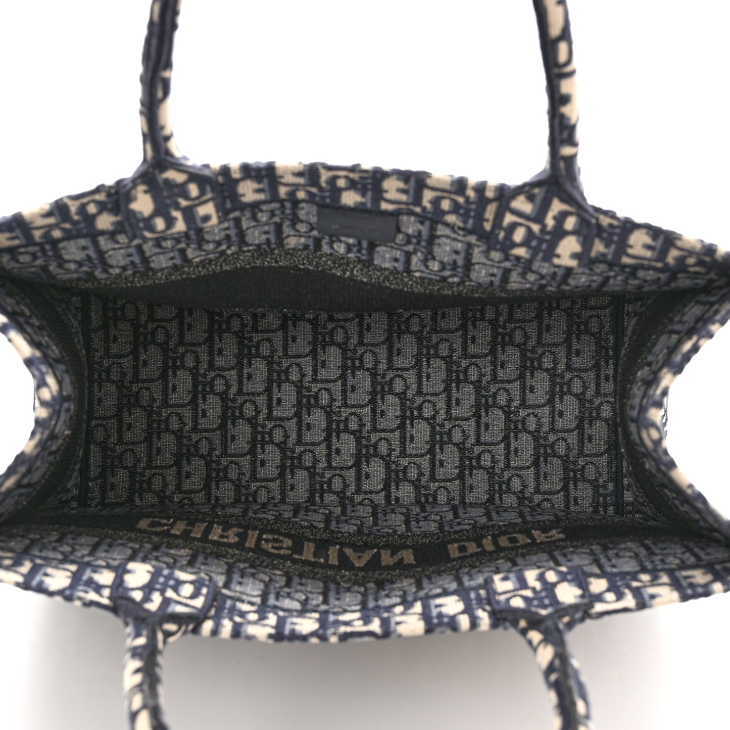 Oblique Medium Book Tote Blue Multicolor