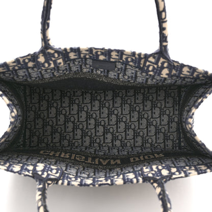 Christian Dior Oblique Medium Book Tote Blue Multicolor 5 of 10