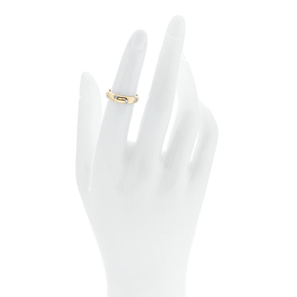 Tiffany 18K Yellow Gold Platinum Diamond 4mm Etoile Band Ring 48 4.5 2 of 6