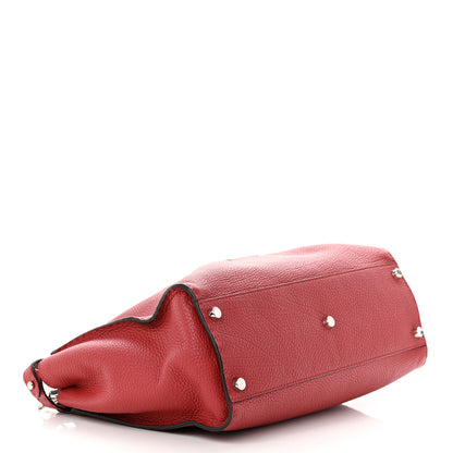 Fendi Cuoio Romano Selleria Mens Large Faces Peekaboo Iconic Essential Satchel Rosso 4 of 12
