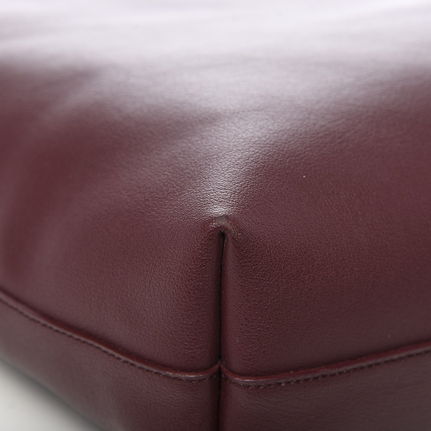 Calfskin Medium Shopping Tote Palissandre
