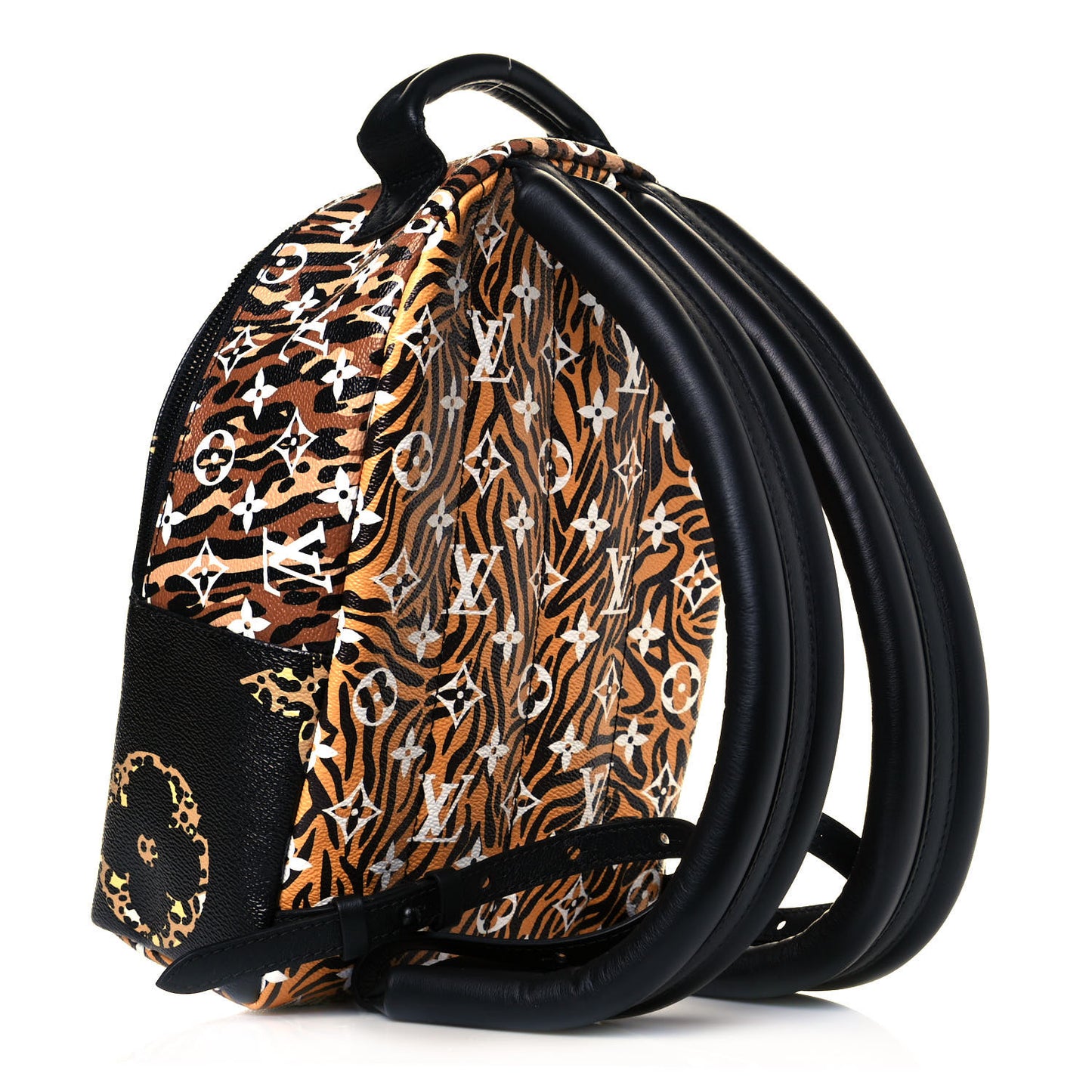 Monogram Giant Jungle Palm Springs Backpack PM Black