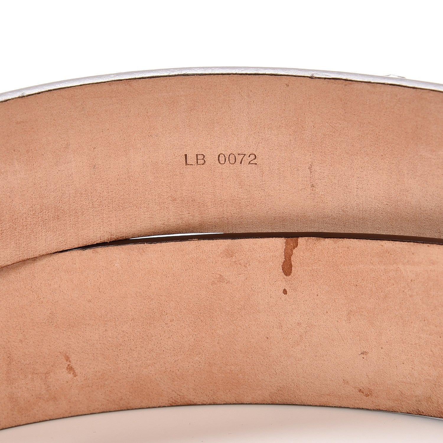 Louis Vuitton Monogram Ceinture Belt Silver Buckle 80 32 8 of 8