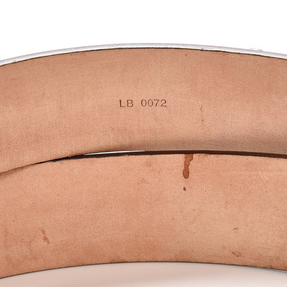 Louis Vuitton Monogram Ceinture Belt Silver Buckle 80 32 8 of 8
