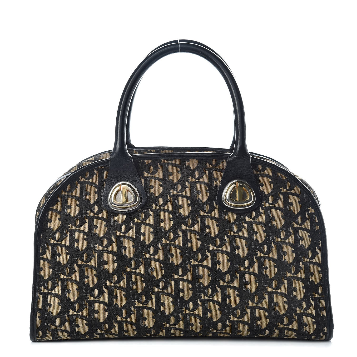 Christian Dior Monogram Bowler Black 1 of 18