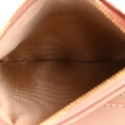 Christian Dior Grained Calfskin Supple Cannage Caro Dahlia Wallet Rose Des Vents 7 of 12