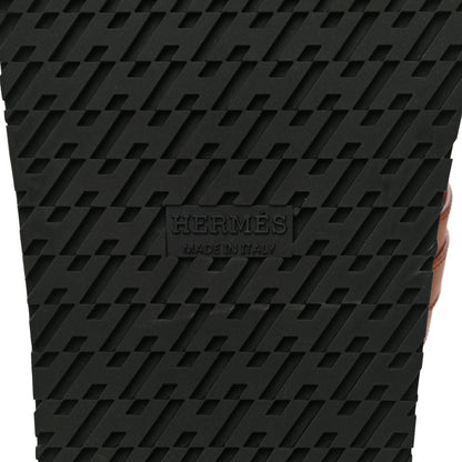 Hermes Calfskin Womens Empire Sandals 39 Marron Glaise 11 of 12