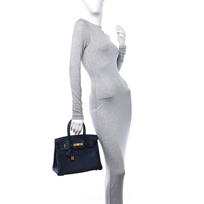 Hermes Togo Birkin 30 Bleu Nuit 2 of 11