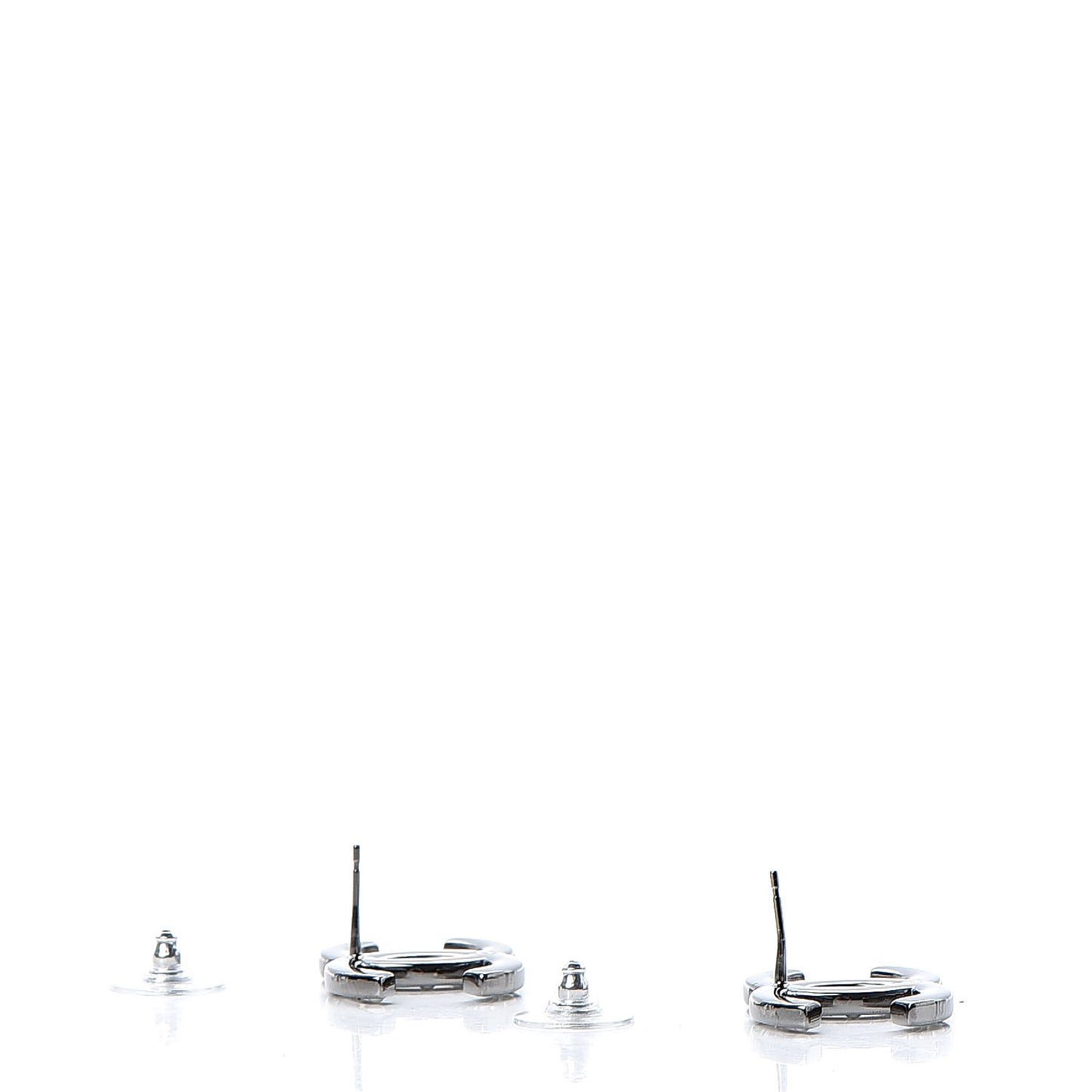 Baguette Crystal Pearl CC Bright Young Things Earrings Ruthenium