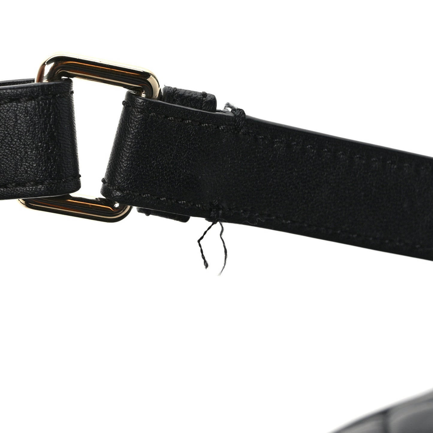 Lambskin Quilted Waist Bag Fanny Pack Black