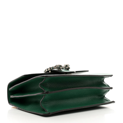 Gucci Dollar Calfskin Crystal Web Medium Dionysus Bamboo Top Handle Bag Emerald 4 of 12