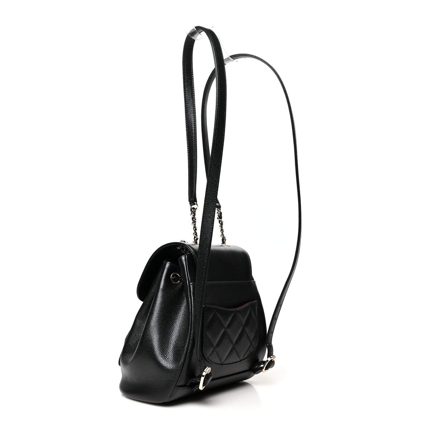 Chanel Caviar Quilted Mini Business Affinity Backpack Black 3 of 13