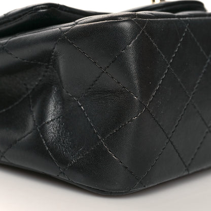 Chanel Lambskin Quilted Mini Square Flap Black 9 of 11