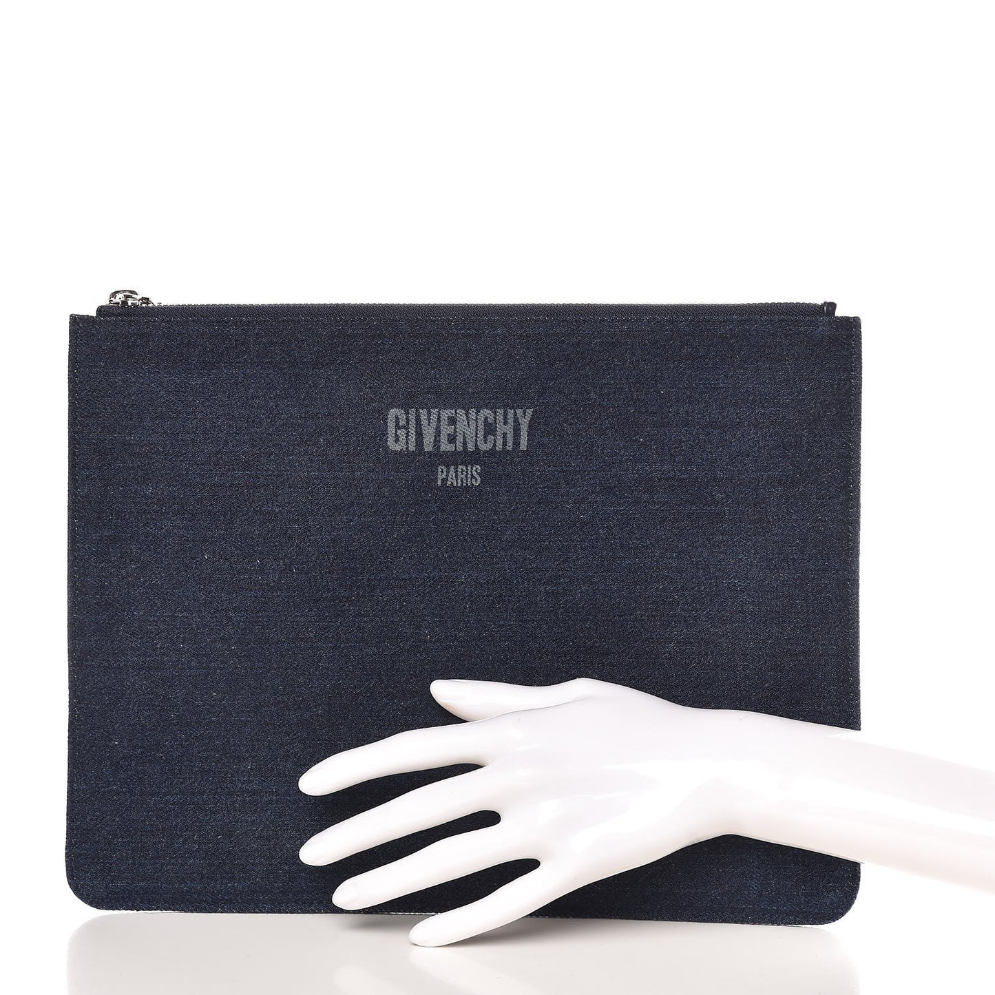 Denim Medium Logo Pouch Blue