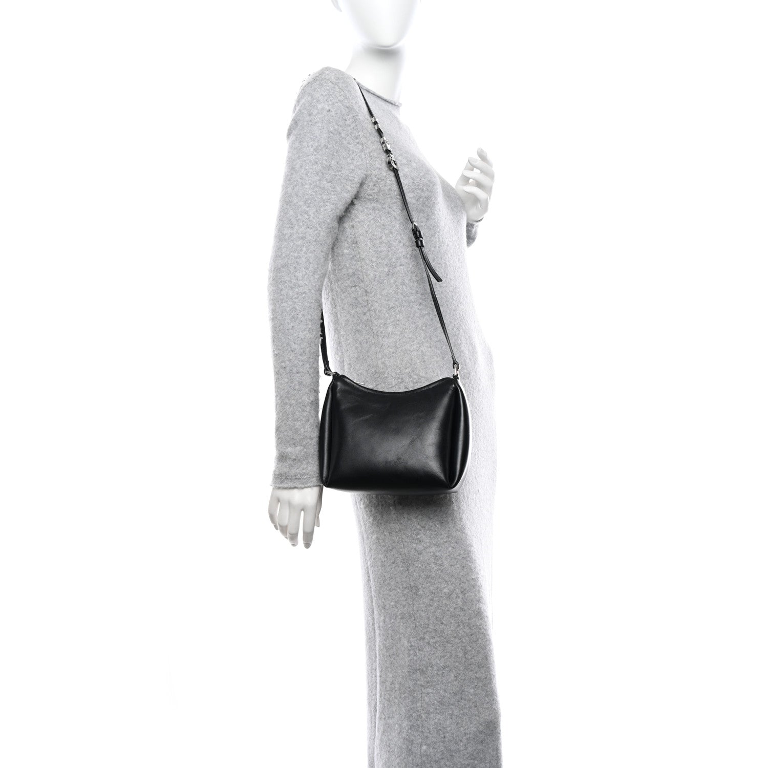 Alexander Wang Smooth Calfskin Marquess Crossbody Bag Black 2 of 9