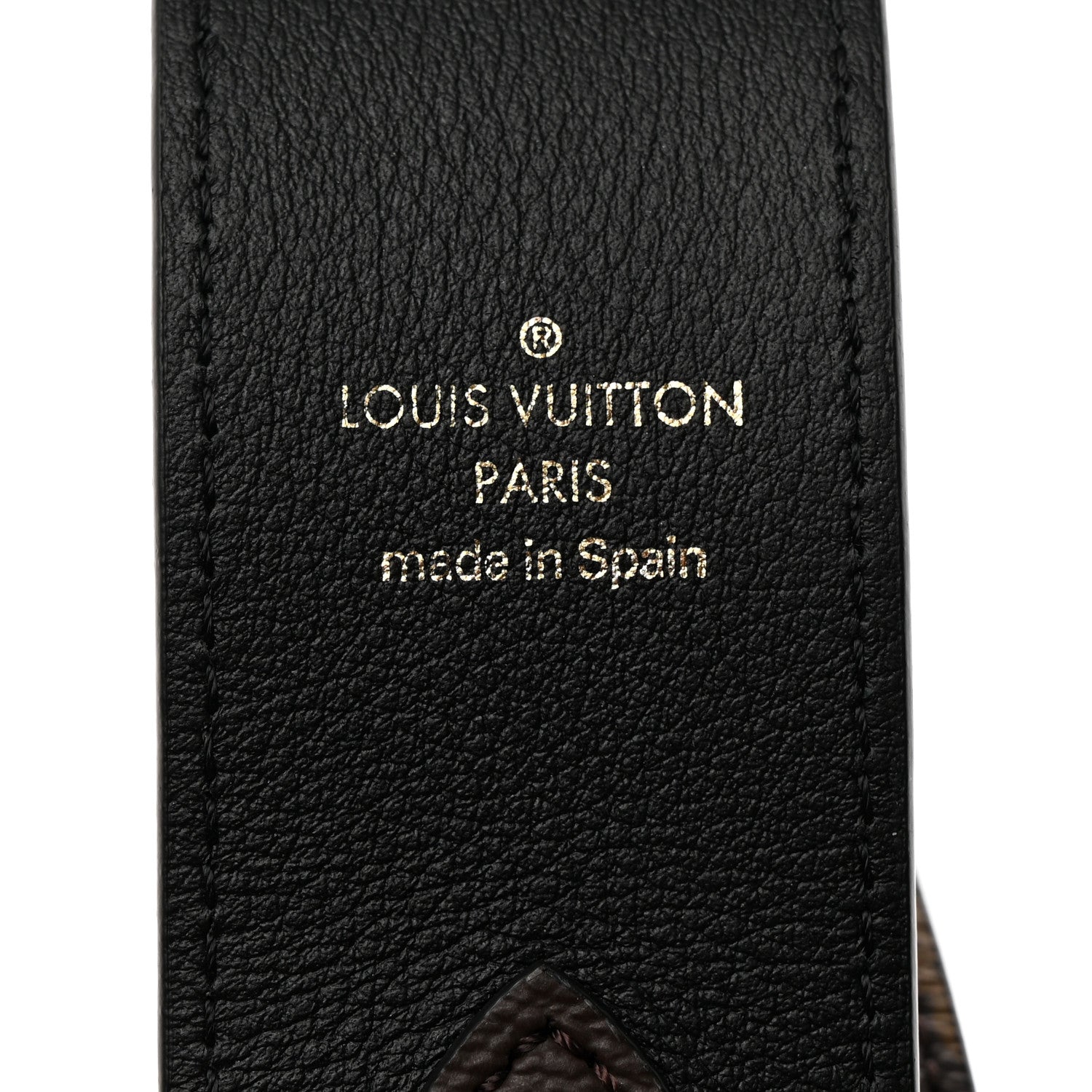 Louis Vuitton Monogram Bandouliere Shoulder Strap Black 4 of 5