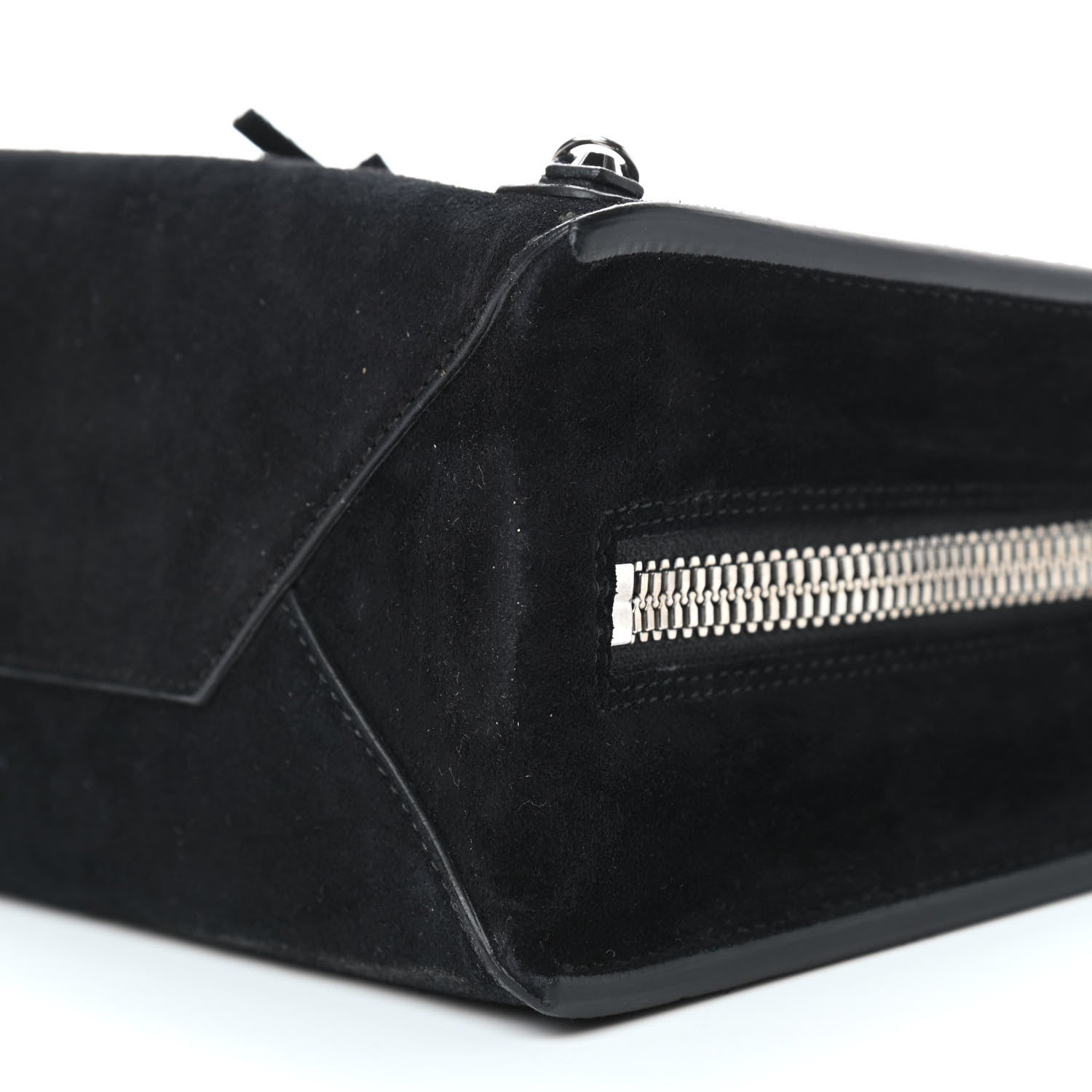 Balenciaga Baby Daim Suede Papier Mini A4 Zip Around Tote Black 10 of 10