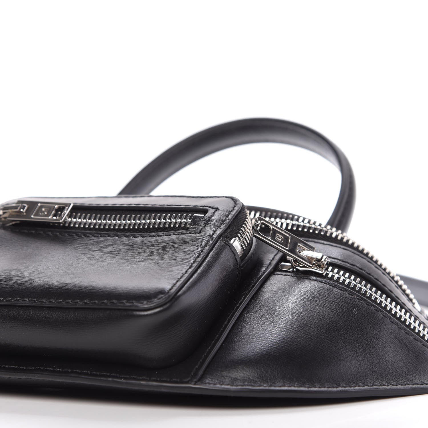 Alexander Wang Calfskin Mini Attica Top Handle Belt Bag Black 7 of 10