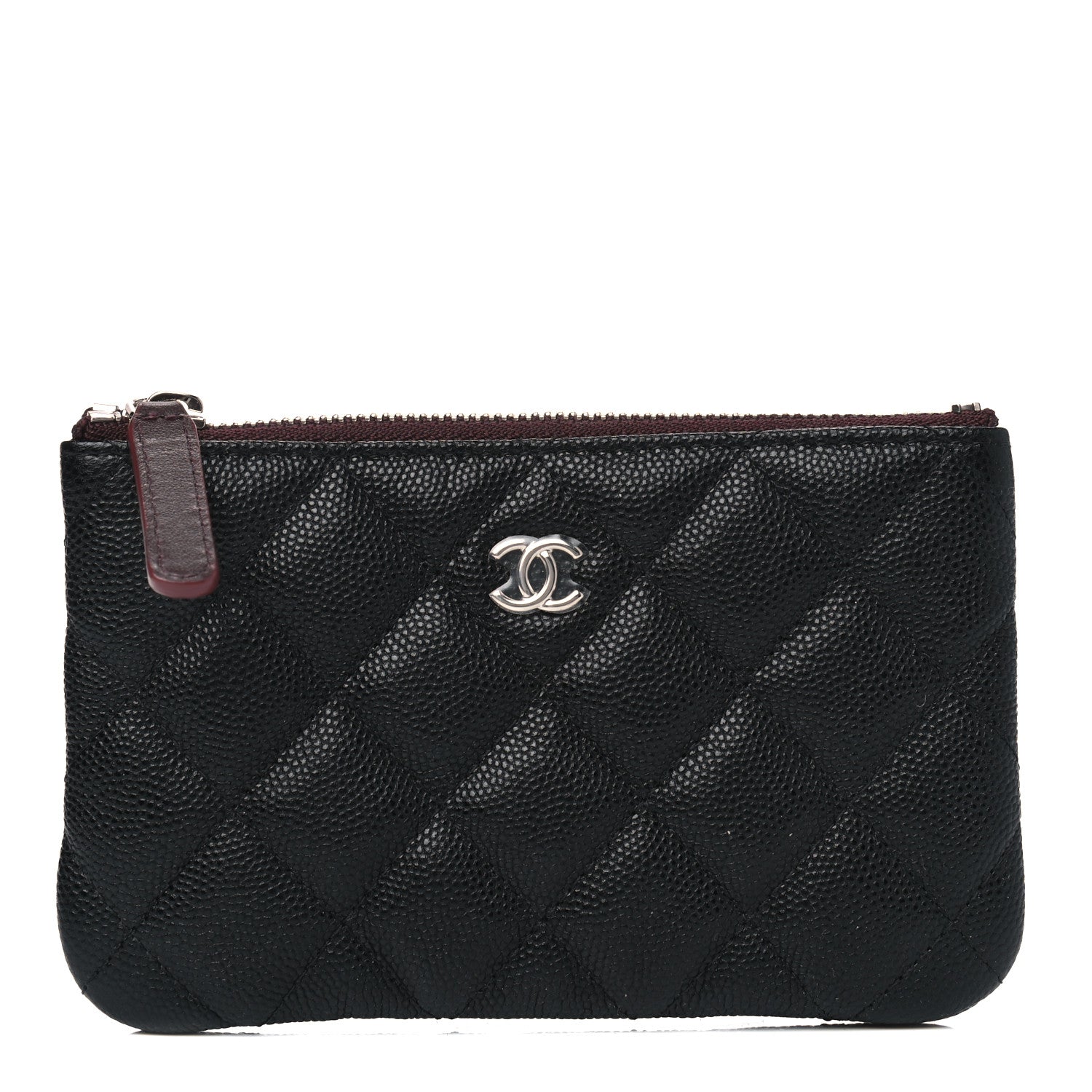 Chanel Caviar Quilted Small Cosmetic Case Black 1 of 4