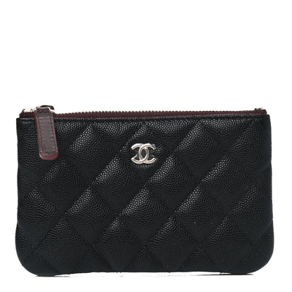Chanel Caviar Quilted Small Cosmetic Case Black 1 of 4