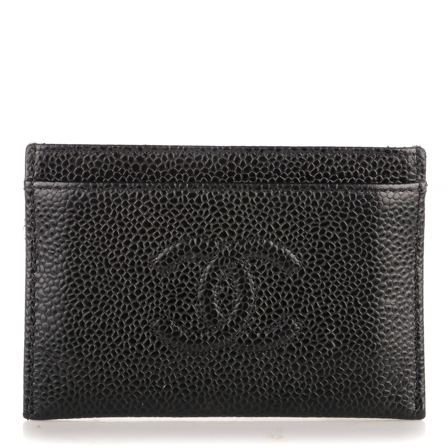 Chanel Caviar Timeless CC Card Holder Black 1 of 8