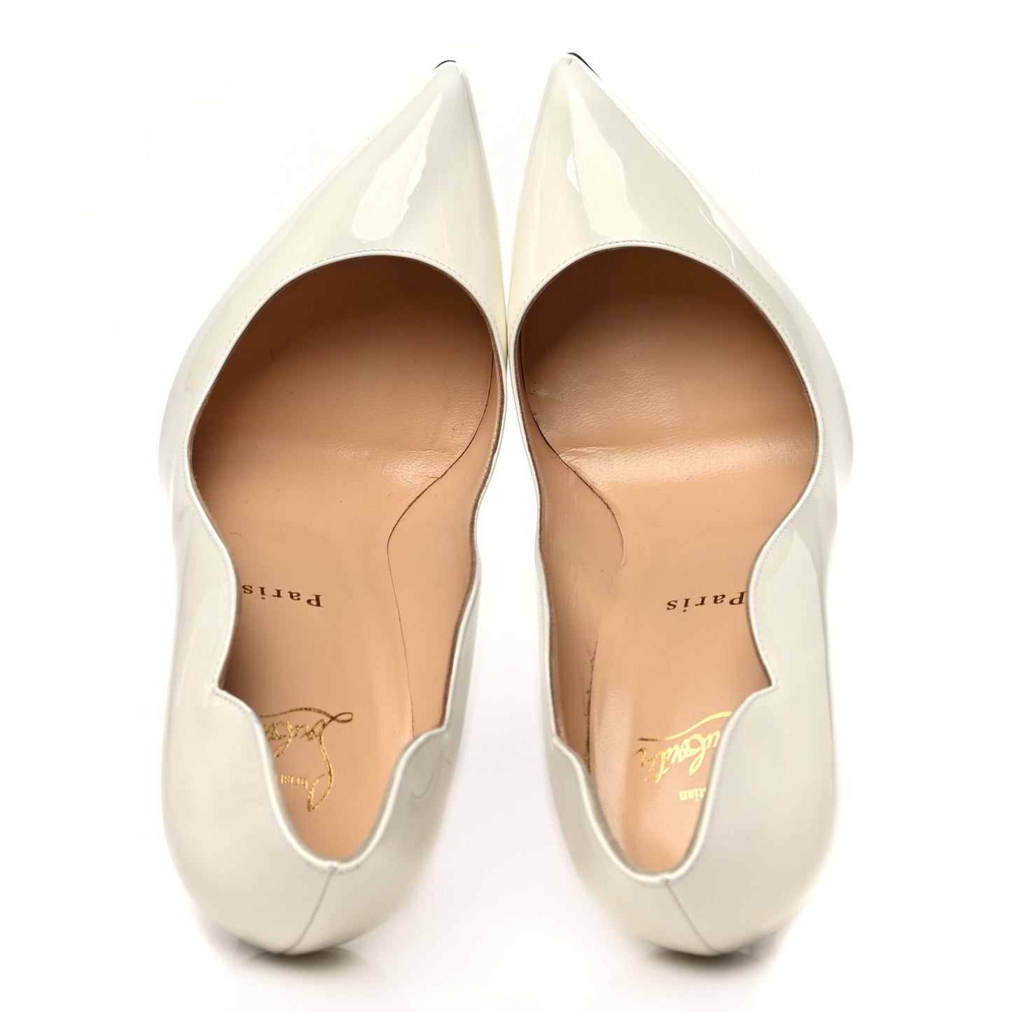 Patent Hot Chick 100 Pumps 40 White
