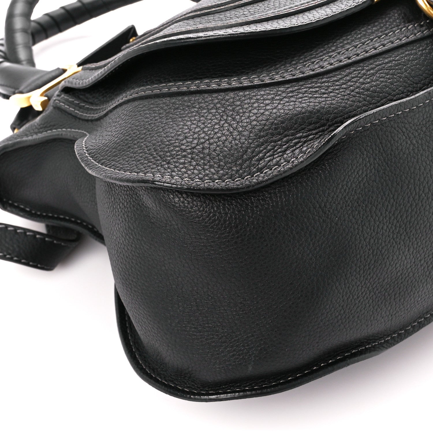 Chloe Calfskin Medium Marcie Satchel Black 11 of 12