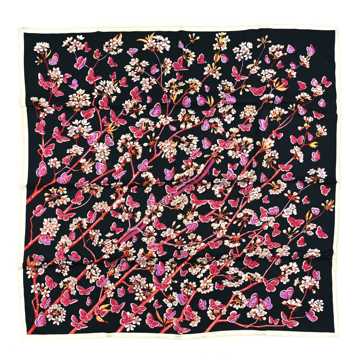 Hermes Silk Vol Amoureux des Azures Scarf 90 1 of 6